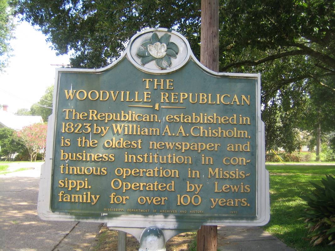 The Woodville Republican Wilkinson County Mississippi